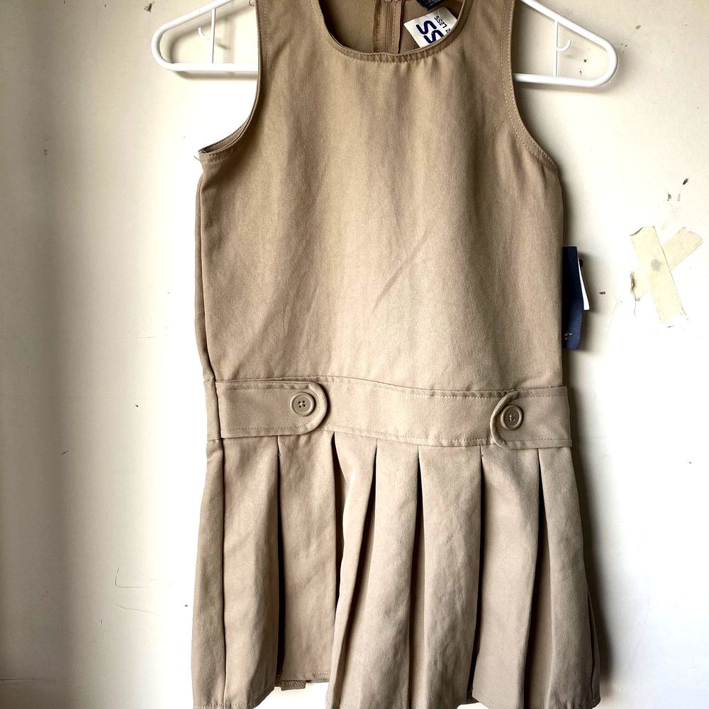 US Polo association size 10 brown pleated dress